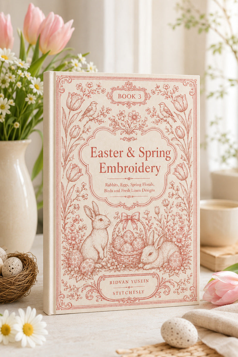 Easter And Spring Embroidery 3 Book from Easter & Spring Embroidery Book 3, a digital embroidery design reference for machine embroidery designs, embroidery patterns and seasonal embroidery motifs.