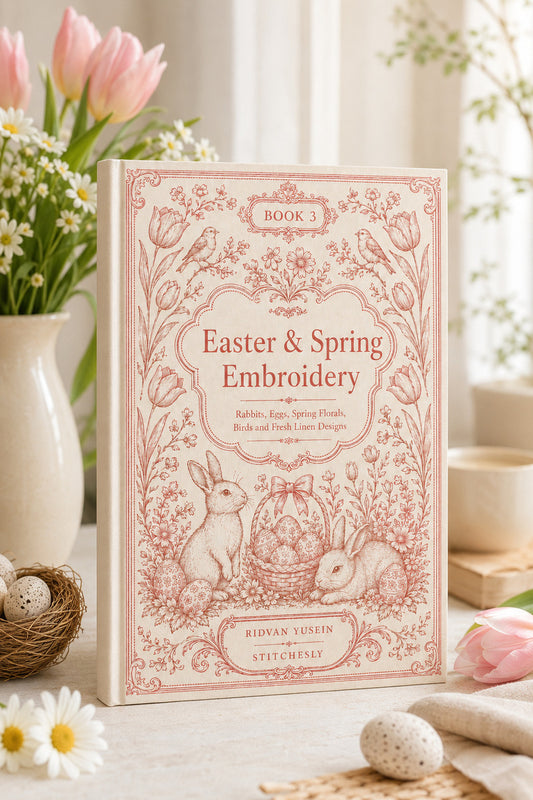 Easter And Spring Embroidery 3 Book from Easter & Spring Embroidery Book 3, a digital embroidery design reference for machine embroidery designs, embroidery patterns and seasonal embroidery motifs.