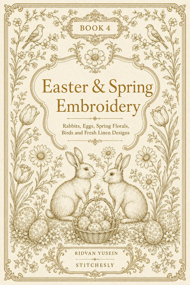 Easter And Spring Embroidery 4 Book from Easter & Spring Embroidery Book 4, a digital embroidery design reference for machine embroidery designs, embroidery patterns and seasonal embroidery motifs.
