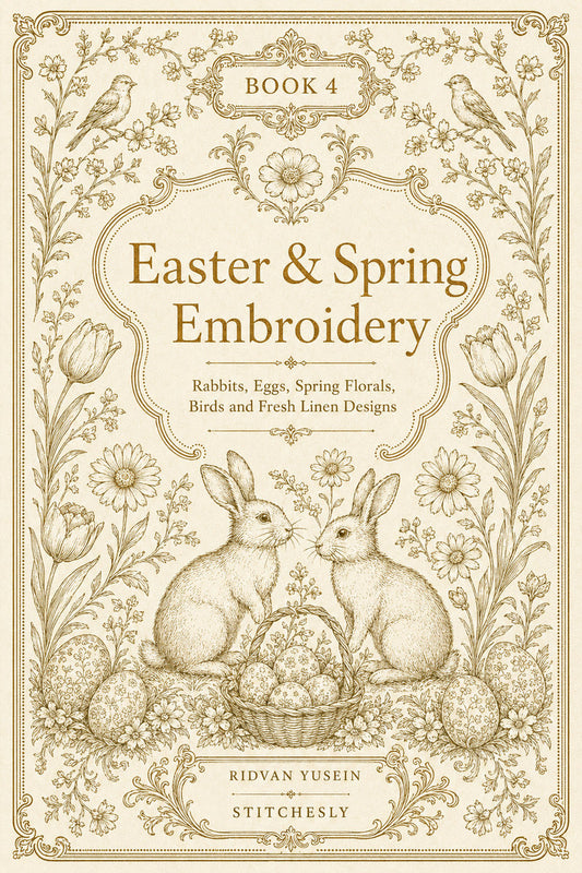 Easter And Spring Embroidery 4 Book from Easter & Spring Embroidery Book 4, a digital embroidery design reference for machine embroidery designs, embroidery patterns and seasonal embroidery motifs.