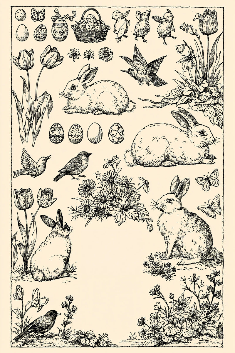 Easter And Spring Embroidery Pattern 04 from Easter & Spring Embroidery Book 1, a digital embroidery design reference for machine embroidery designs, embroidery patterns and seasonal embroidery motifs.