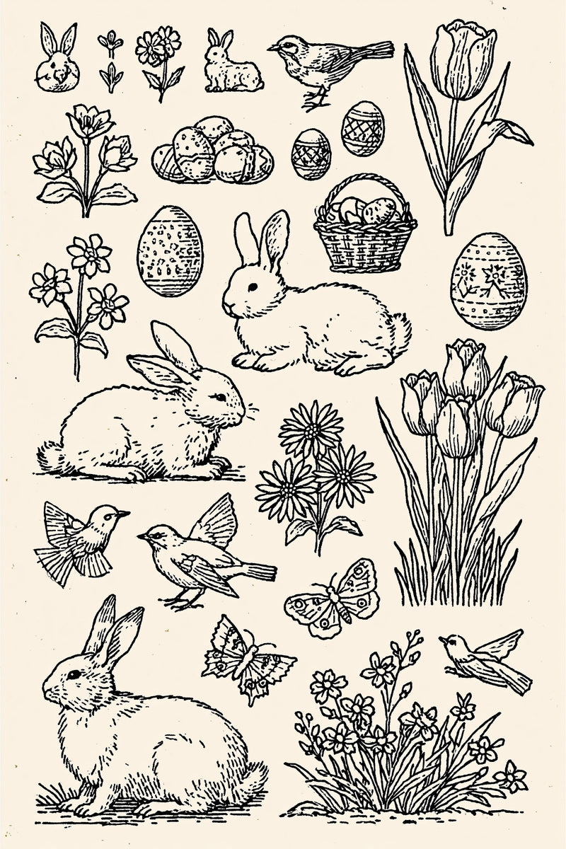 Easter And Spring Embroidery Pattern from Easter & Spring Embroidery Book 3, a digital embroidery design reference for machine embroidery designs, embroidery patterns and seasonal embroidery motifs.
