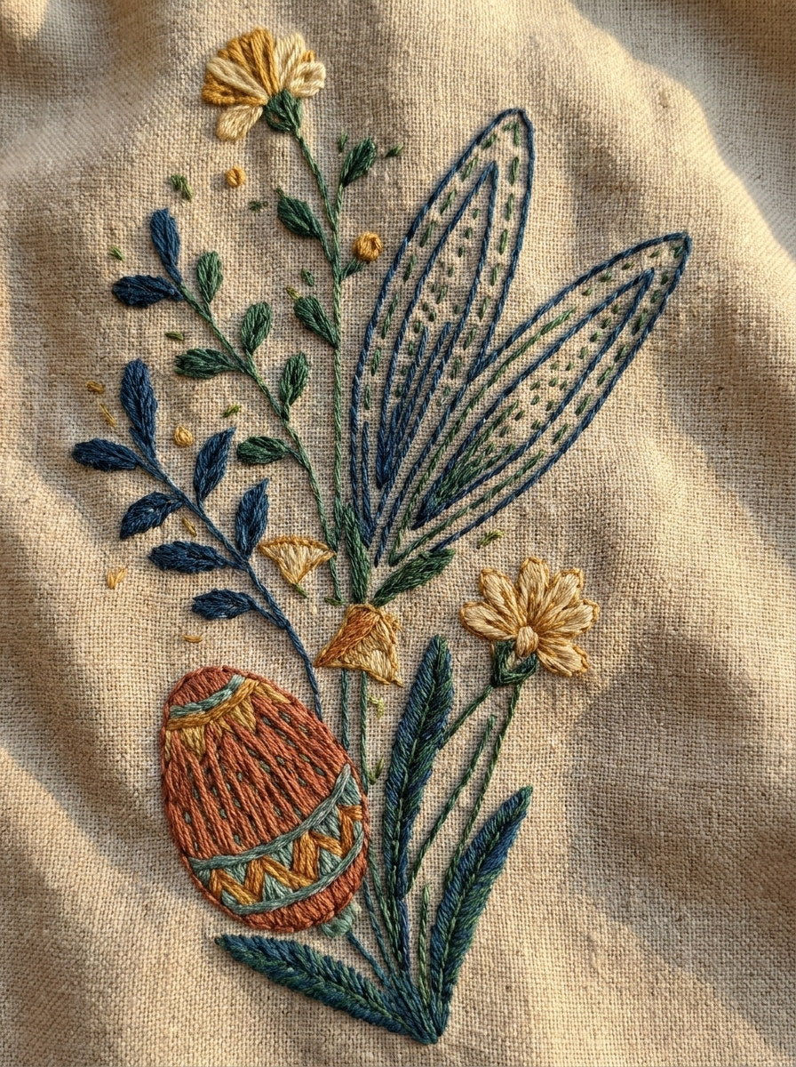 Easter Outline Mini Motif Backstitch from Backstitch & Outline Designs Book 4, a digital embroidery design reference for machine embroidery designs, embroidery patterns and seasonal embroidery motifs.