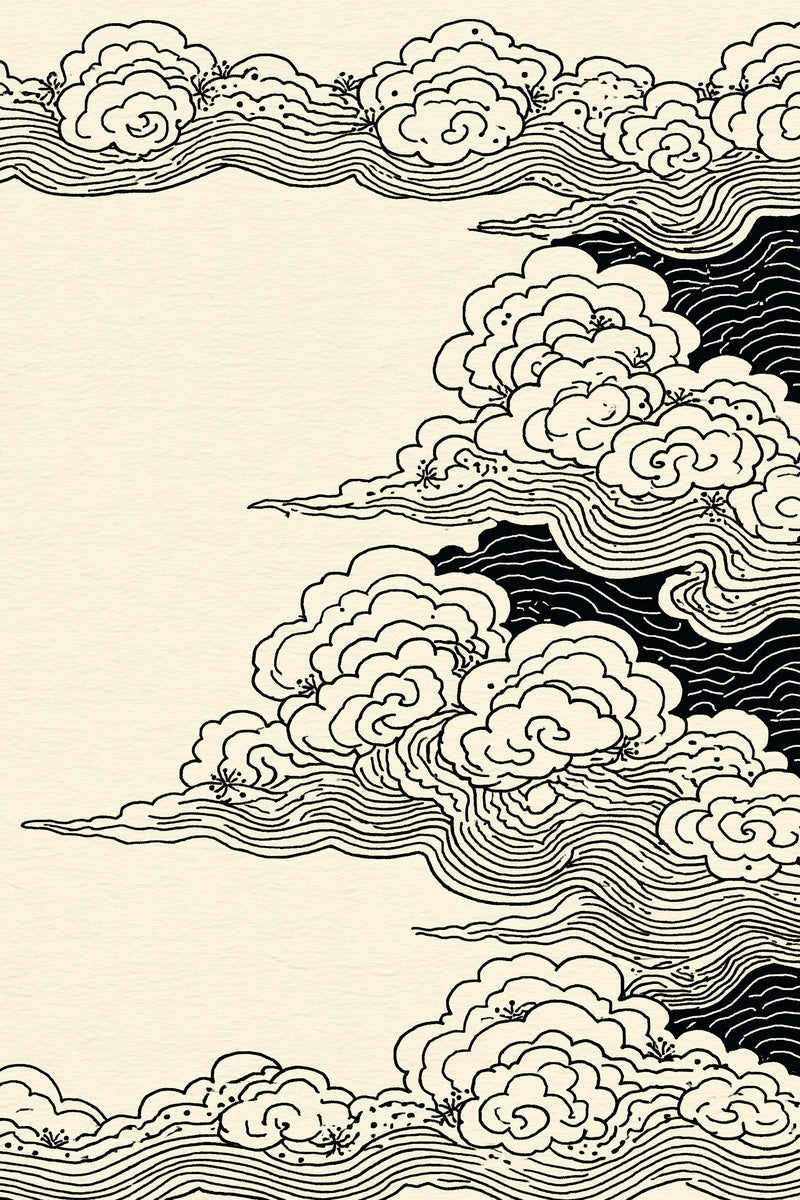 Elegant Cloud Border East Asian 02 from East Asian Inspired Embroidery Book 3, a digital embroidery design reference for machine embroidery designs, embroidery patterns and border and edge embroidery.