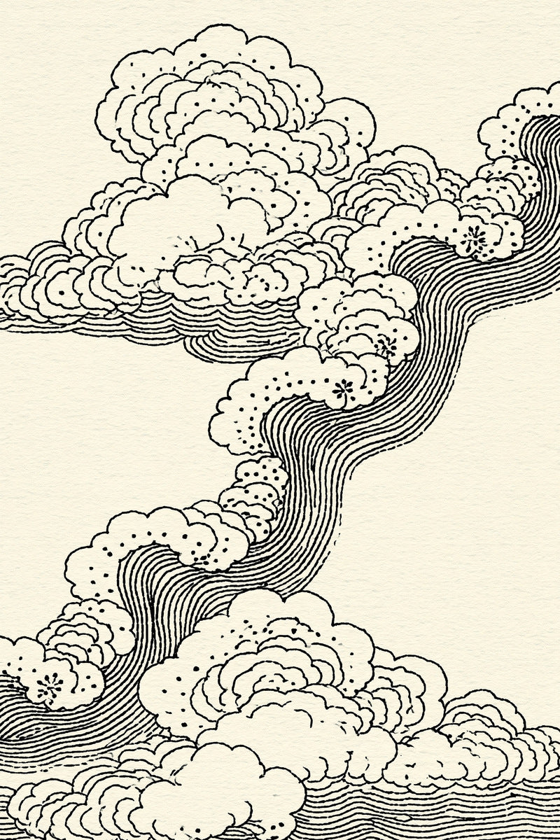 Elegant Cloud Border East Asian 02 from East Asian Inspired Embroidery Book 6, a digital embroidery design reference for machine embroidery designs, embroidery patterns and border and edge embroidery.