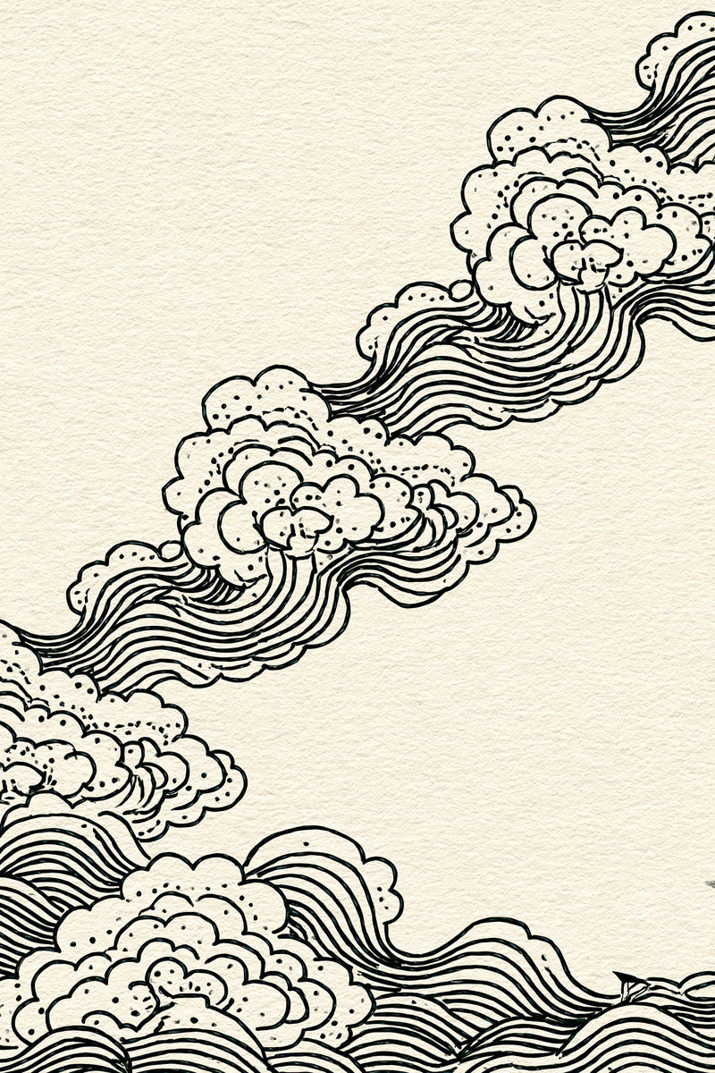 Elegant Cloud Border East Asian from East Asian Inspired Embroidery Book 8, a digital embroidery design reference for machine embroidery designs, embroidery patterns and border and edge embroidery.