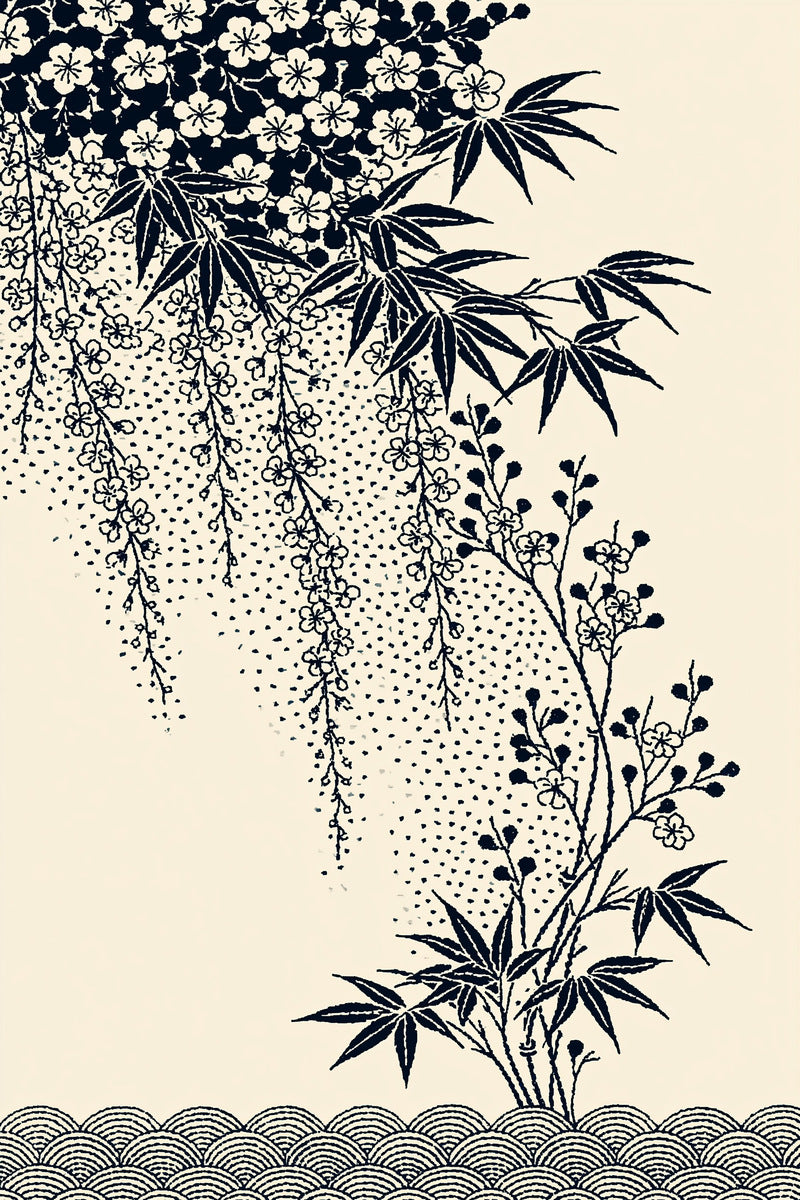 Elegant Mini Border Filler East from East Asian Inspired Embroidery Book 4, a digital embroidery design reference for machine embroidery designs, embroidery patterns and border and edge embroidery.