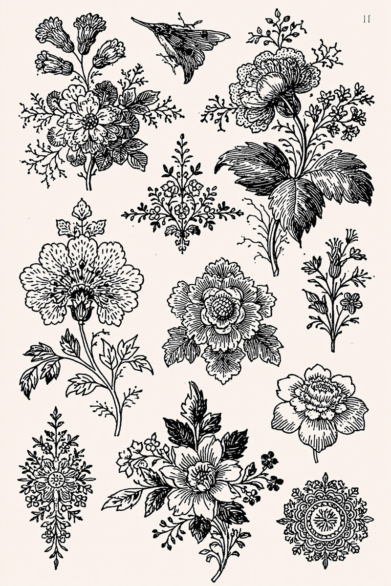 Fashion Accent Sampler Fashion Embroidery from Jacket Backs & Shirt Fronts Embroidery Book 3, a digital embroidery design reference for machine embroidery designs, embroidery patterns and garment placement ideas.