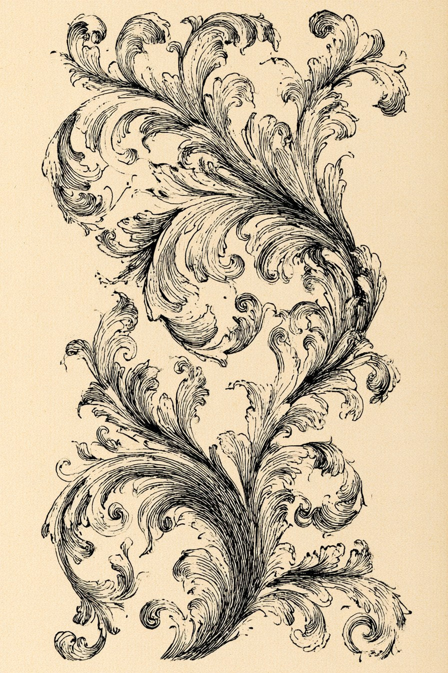 Digital PDF embroidery design bundle cover preview for Ornamental Borders & Baroque Frames Bundle 1, featuring curated embroidery patterns, motif library references and textile… - preview 12