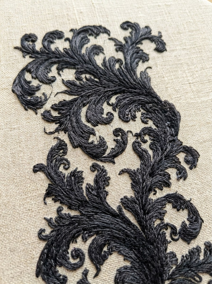 Digital PDF embroidery design bundle cover preview for Ornamental Borders & Baroque Frames Bundle 1, featuring curated embroidery patterns, motif library references and textile… - preview 14