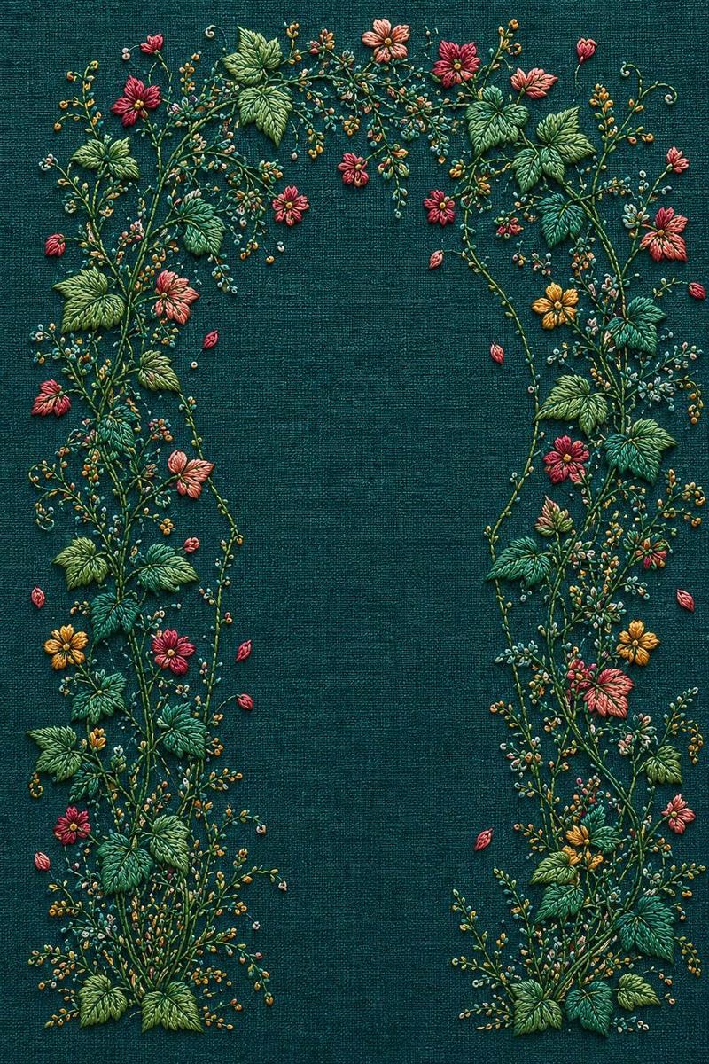 Sunflower, Secret & Tropical Garden included design two for the five-pattern hand embroidery bundle