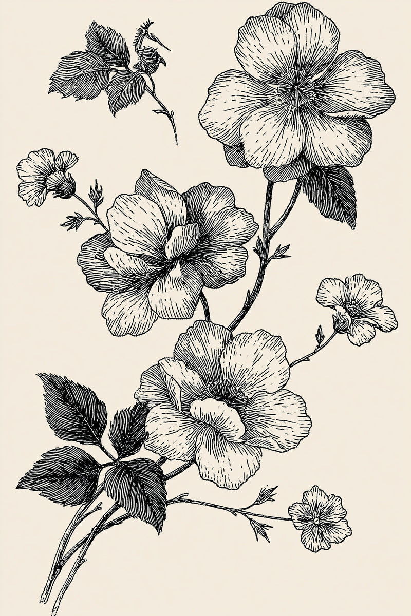 Floral Fashion Placement Set from Neckline & Collar Embroidery Designs Book 1, a digital embroidery design reference for machine embroidery designs, embroidery patterns and lace and broderie details.