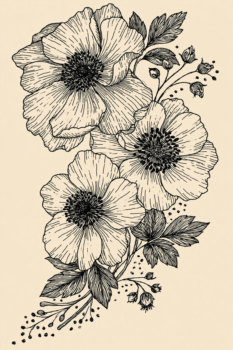 Floral Frame Building Corner Modular from Modular & Combine Friendly Embroidery Systems Book 3, a digital embroidery design reference for machine embroidery designs, embroidery patterns and corner embroidery.