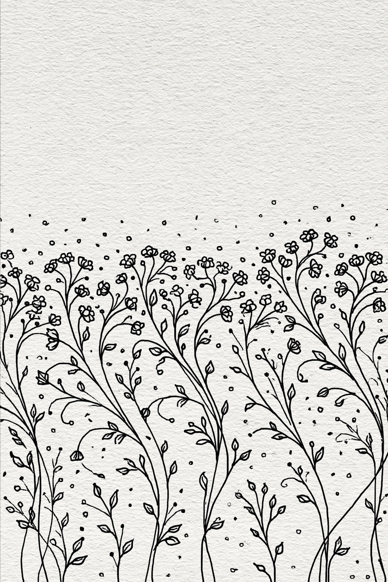 Flowing Mini Border Unit Art from Art Nouveau Botanical Embroidery Book 2, a digital embroidery design reference for machine embroidery designs, embroidery patterns and border and edge embroidery.