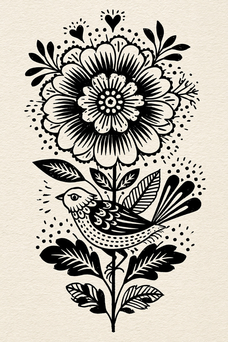 Folk Gift Pouch Flower Motif from Global Folk Art Embroidery Book 4, a digital embroidery design reference for machine embroidery designs, embroidery patterns and botanical and floral embroidery.