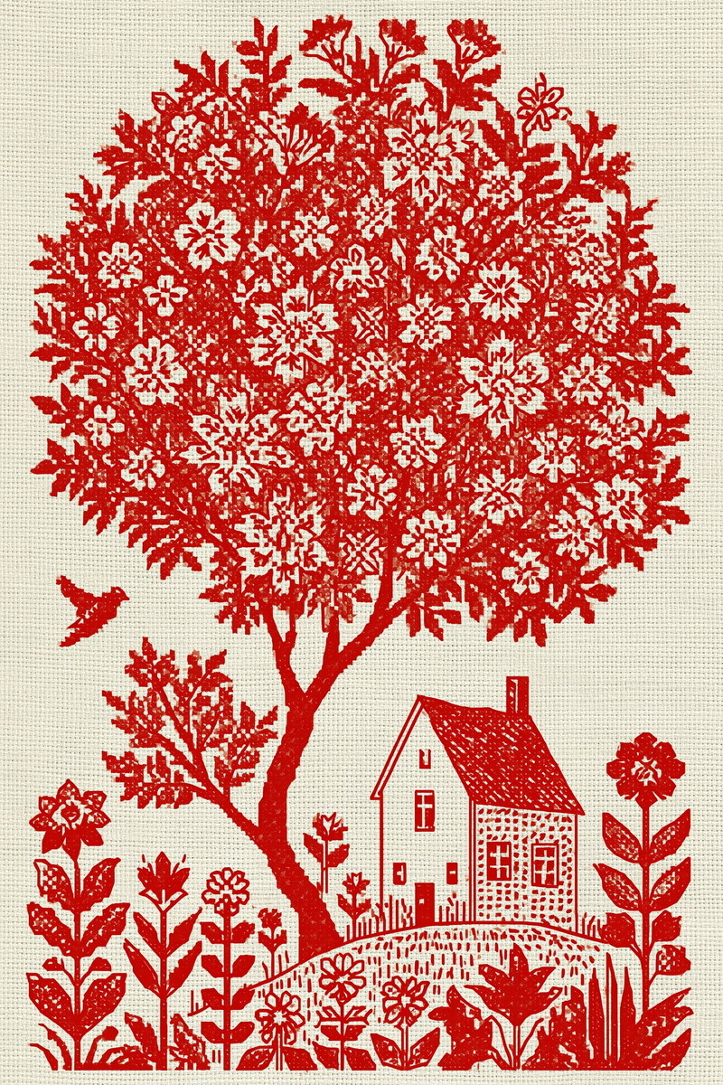 Vintage Cross Stitch & Redwork Library Book 18 Product Book 4 digital PDF embroidery design book - product image 7
