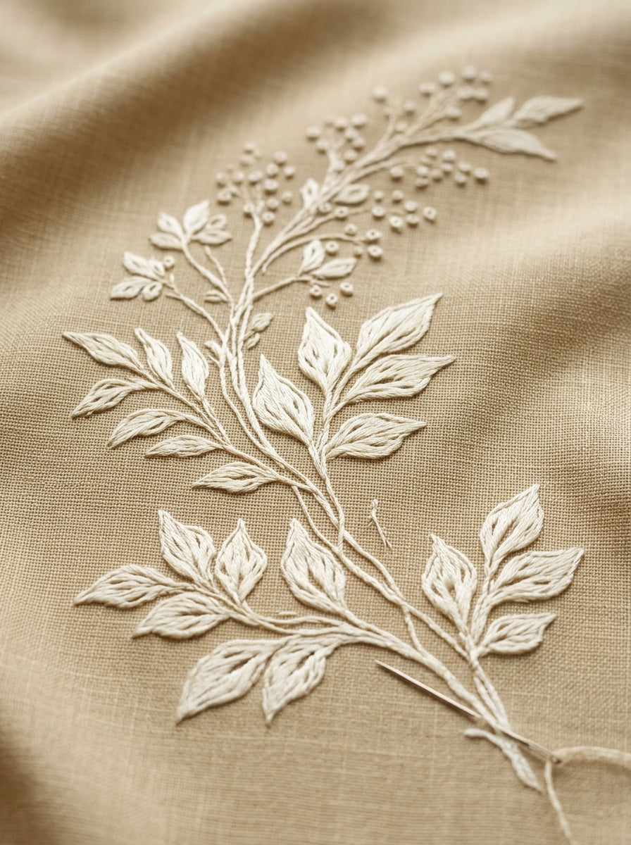 French Guest Towel Motif French from French Embroidery & La Broderie Blanche Book 5, a digital embroidery design reference for machine embroidery designs, embroidery patterns and lace and broderie details.