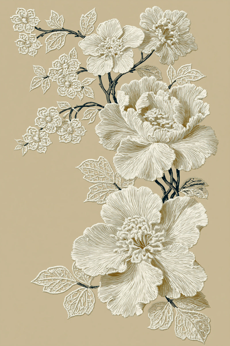 French Pillow Corner Motif French from French Embroidery & La Broderie Blanche Book 4, a digital embroidery design reference for machine embroidery designs, embroidery patterns and corner embroidery.