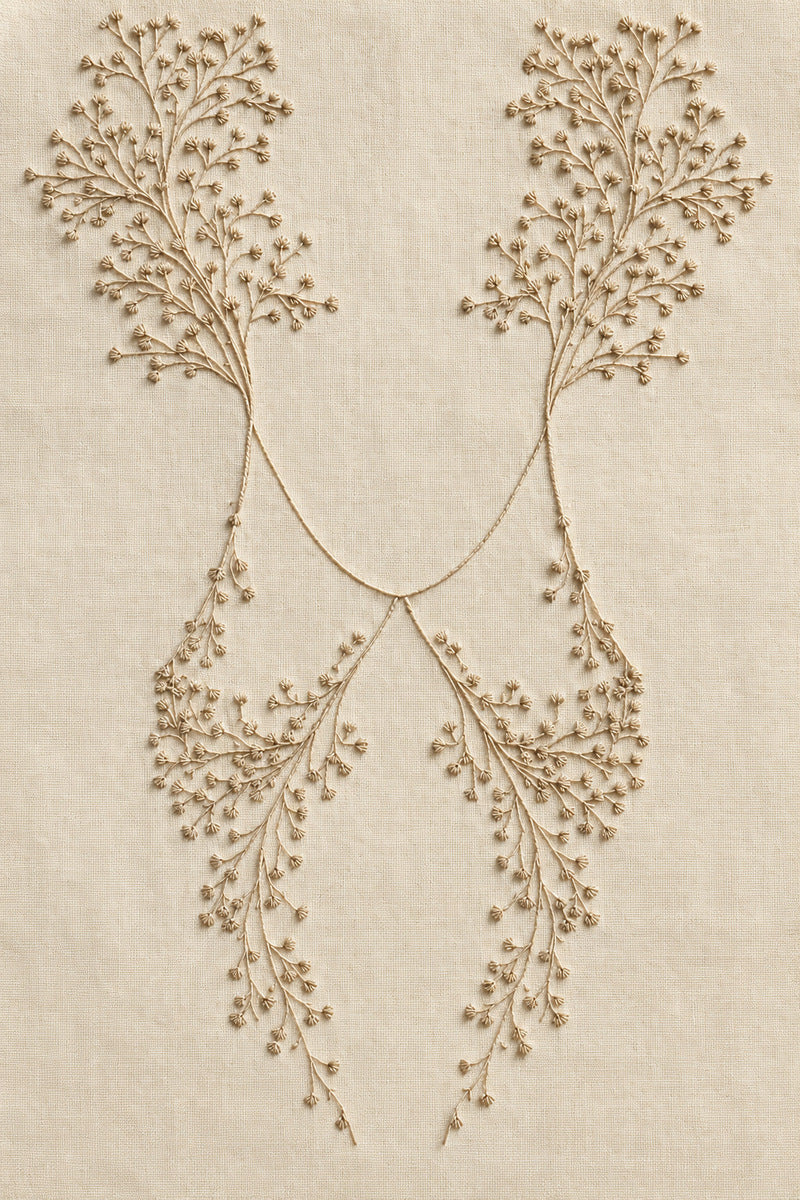 Full Collar Placement Design 02 from Neckline & Collar Embroidery Designs Book 1, a digital embroidery design reference for machine embroidery designs, embroidery patterns and lace and broderie details.