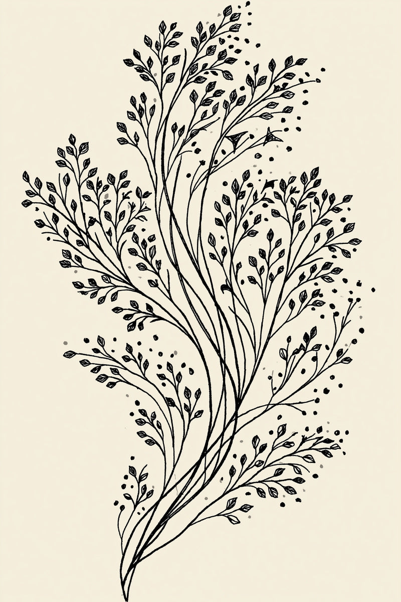 Garden Filler Leaf Motif Botanical from Botanical Sprig Library Book 2, a digital embroidery design reference for machine embroidery designs, embroidery patterns and small motif and accent designs.