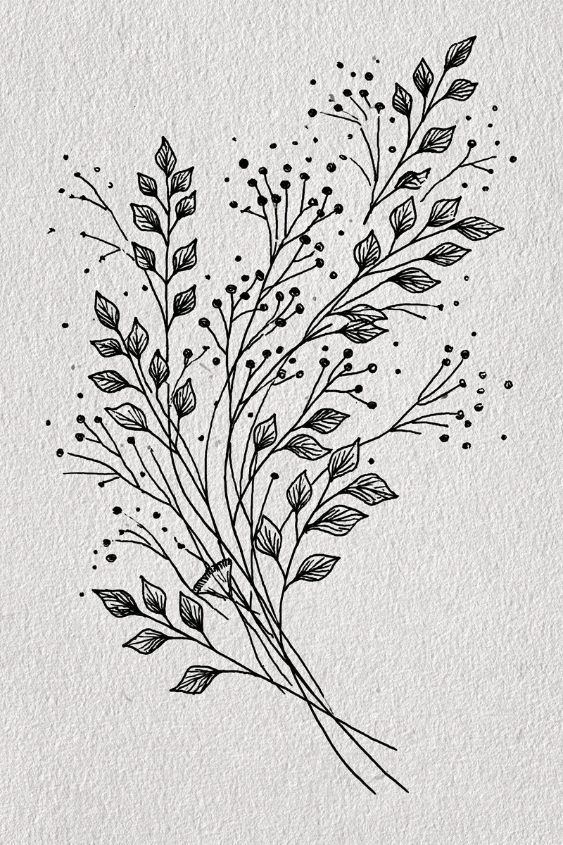 Garden Filler Leaf Motif Botanical from Botanical Sprig Library Book 3, a digital embroidery design reference for machine embroidery designs, embroidery patterns and small motif and accent designs.