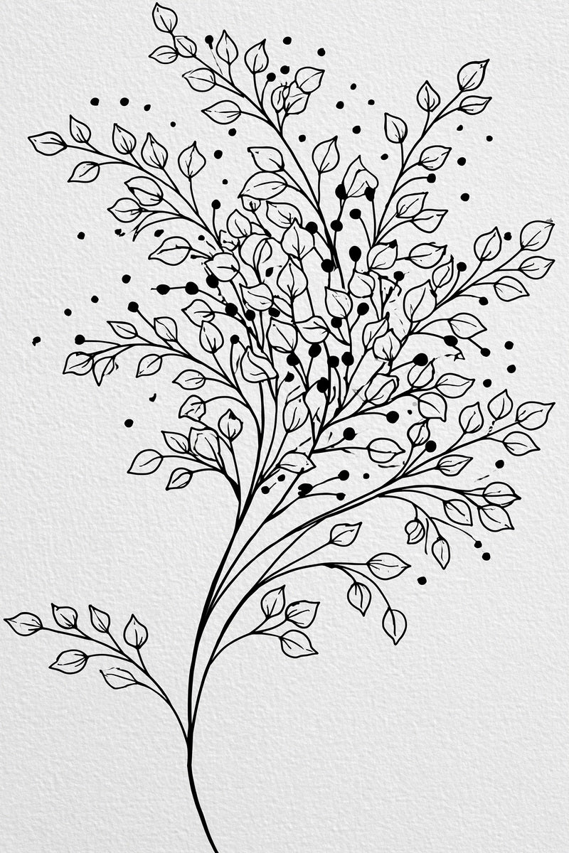Garden Filler Leaf Motif Botanical from Botanical Sprig Library Book 6, a digital embroidery design reference for machine embroidery designs, embroidery patterns and small motif and accent designs.