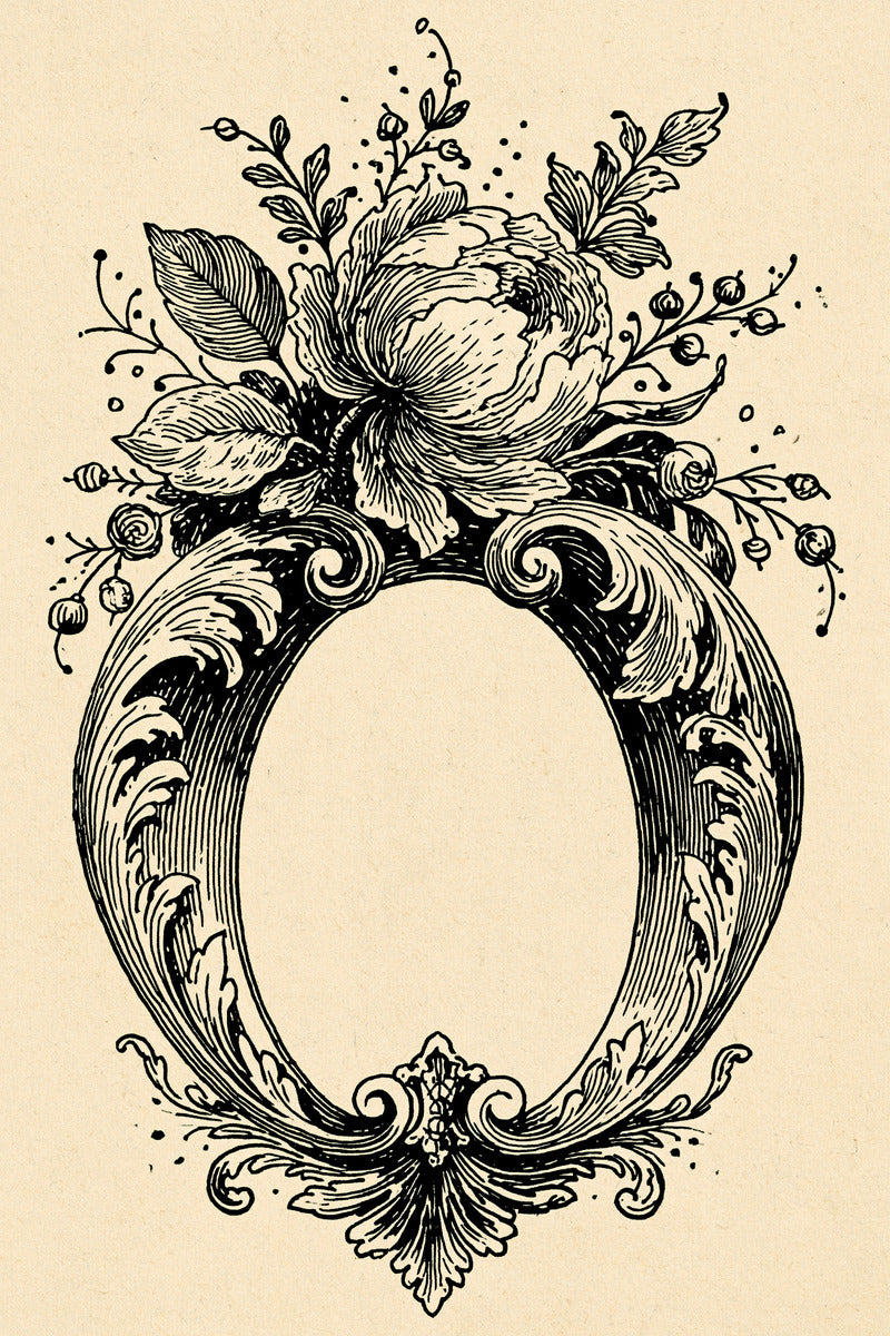 Garment Cartouche Ornament Fashion Embroidery from Jacket Backs & Shirt Fronts Embroidery Book 4, a digital embroidery design reference for machine embroidery designs, embroidery patterns and frames and monogram spaces.