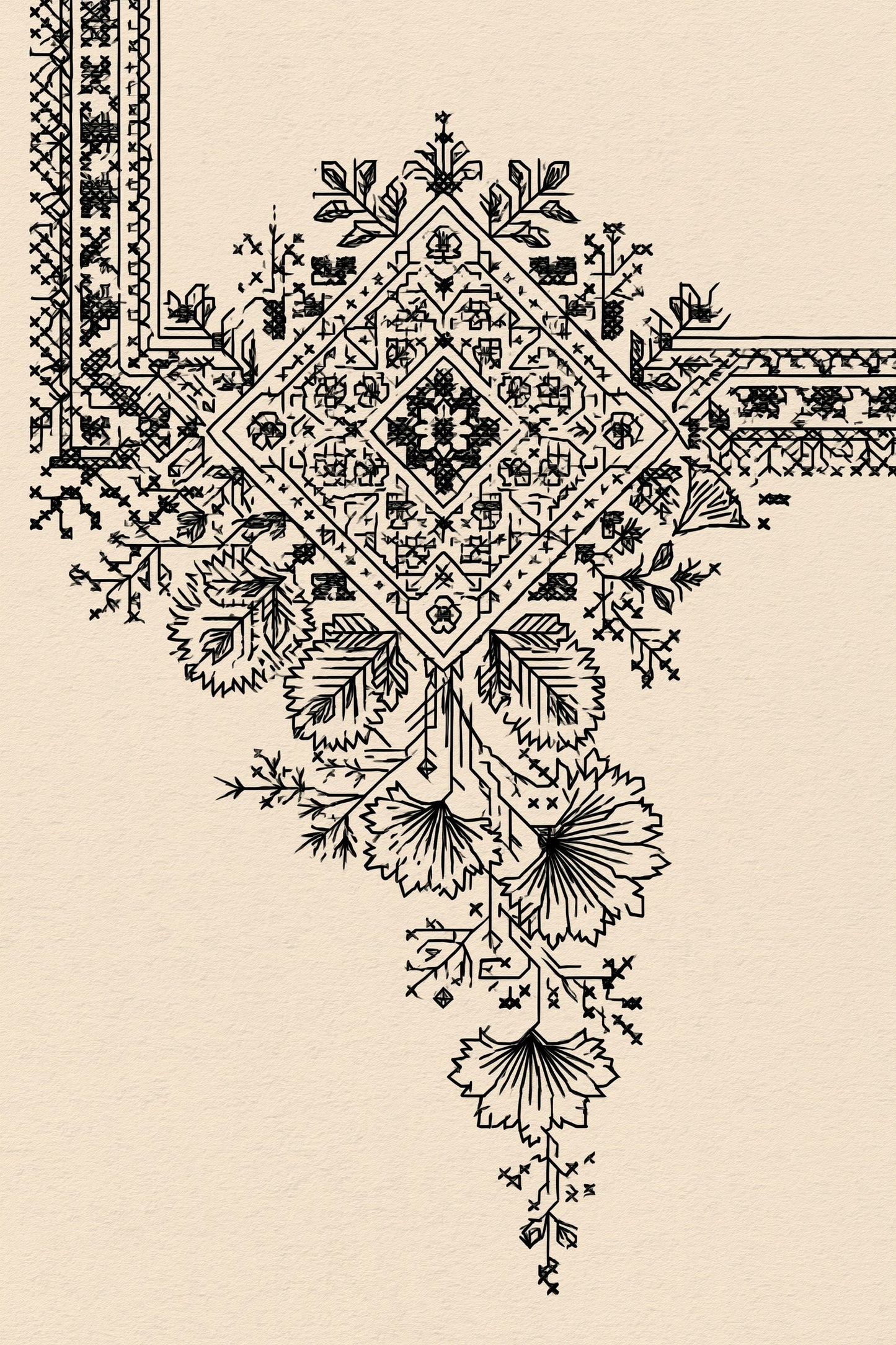 Digital PDF embroidery design bundle cover preview for European Folk & Northern Stitch Bundle 2, featuring curated embroidery patterns, motif library references and textile… - preview 20