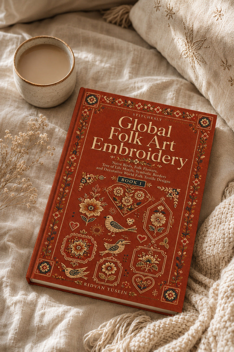 Global Folk Art Embroidery 1 Book 02 from Global Folk Art Embroidery Book 1, a digital embroidery design reference for machine embroidery designs, embroidery patterns and embroidery design reference.