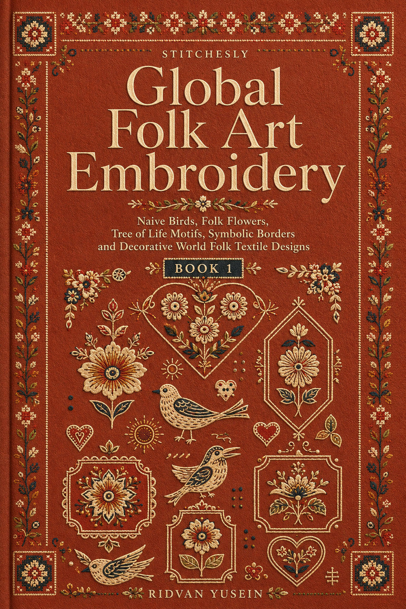 Global Folk Art Embroidery 1 Book 03 from Global Folk Art Embroidery Book 1, a digital embroidery design reference for machine embroidery designs, embroidery patterns and embroidery design reference.