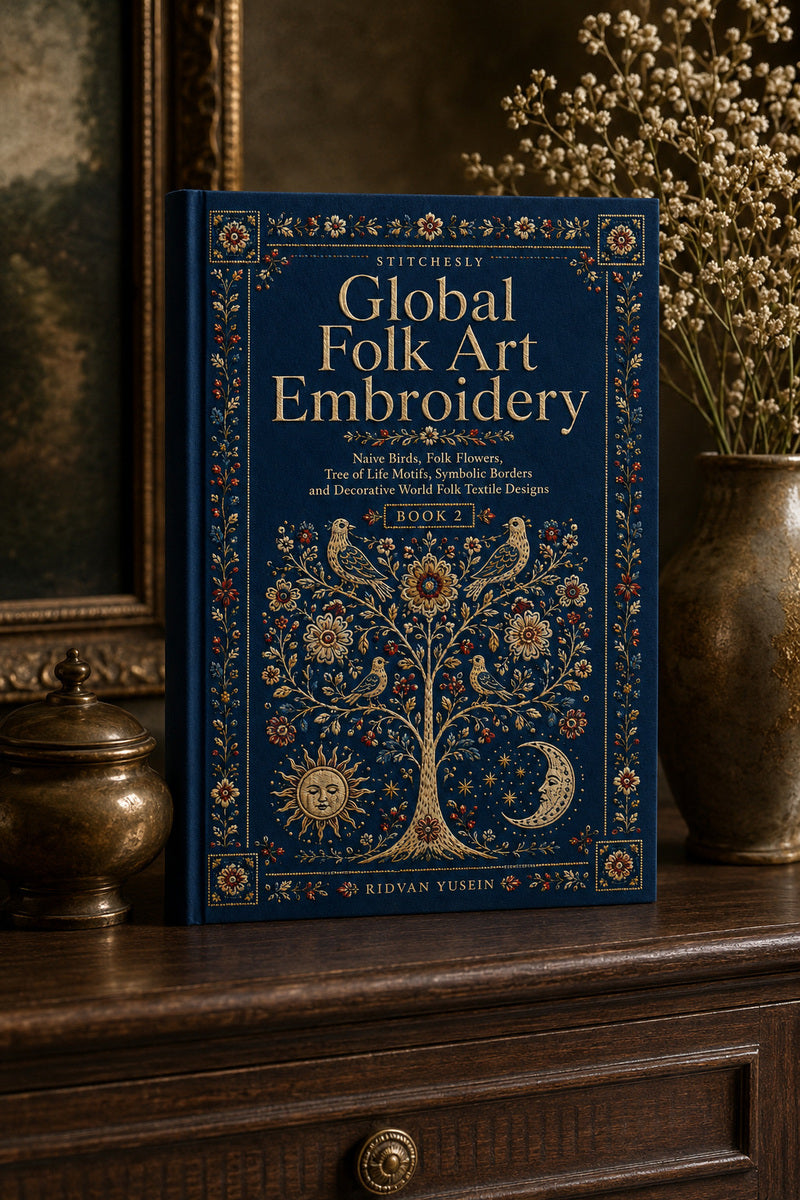 Global Folk Art Embroidery 2 Book 02 from Global Folk Art Embroidery Book 2, a digital embroidery design reference for machine embroidery designs, embroidery patterns and embroidery design reference.