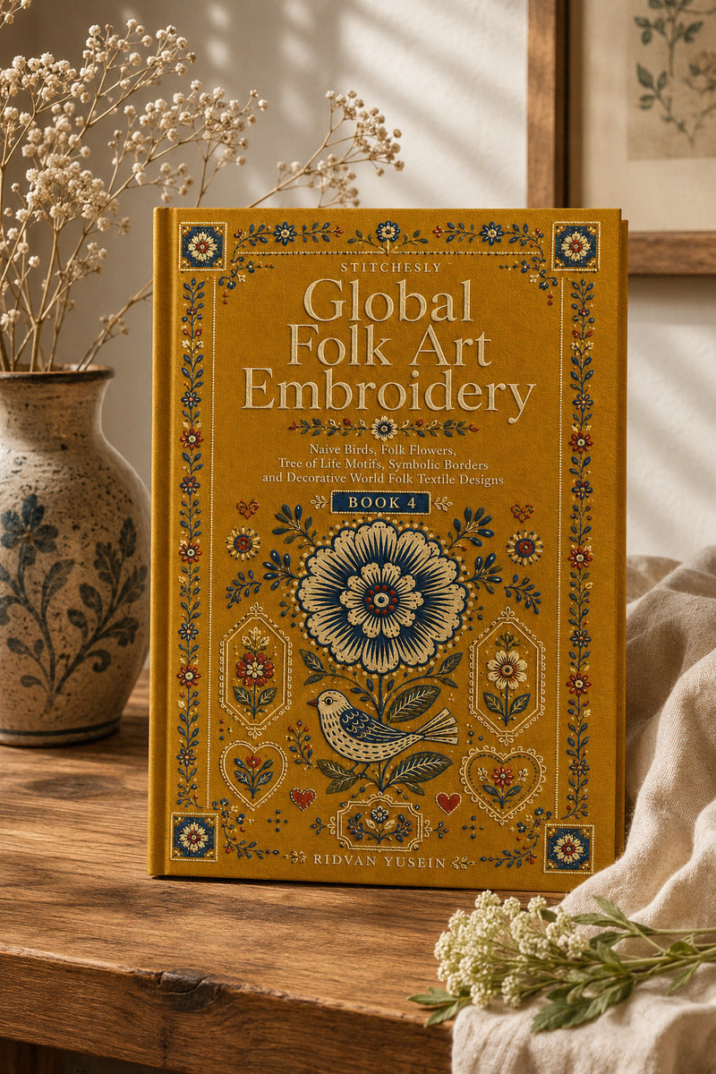 Global Folk Art Embroidery 4 Book 03 from Global Folk Art Embroidery Book 4, a digital embroidery design reference for machine embroidery designs, embroidery patterns and embroidery design reference.