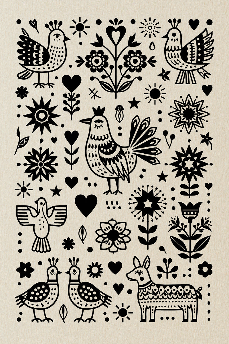 Global Folk Art Embroidery from Global Folk Art Embroidery Book 1, a digital embroidery design reference for machine embroidery designs, embroidery patterns and embroidery design reference.