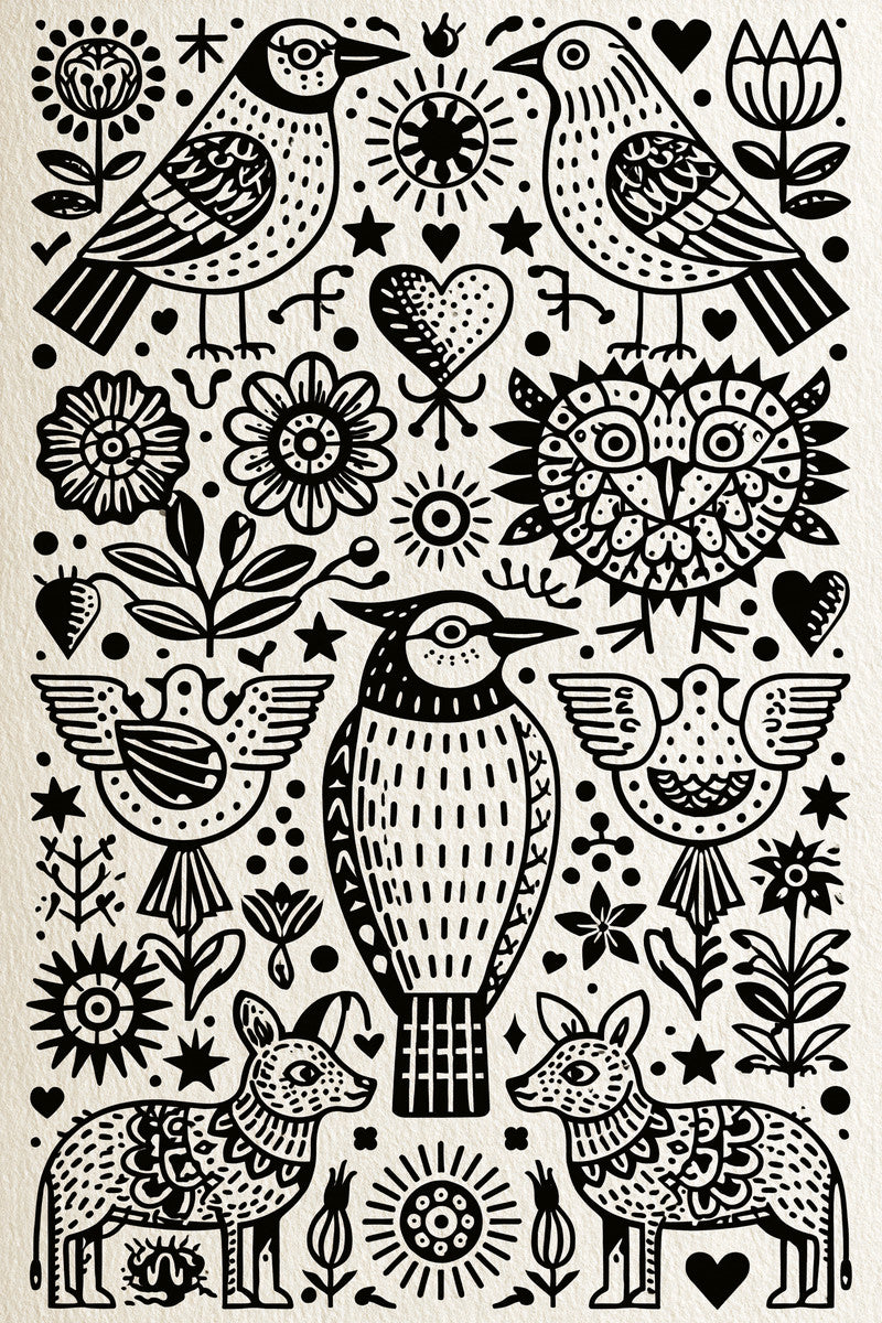 Global Folk Art Embroidery Pattern 02 from Global Folk Art Embroidery Book 2, a digital embroidery design reference for machine embroidery designs, embroidery patterns and embroidery design reference.