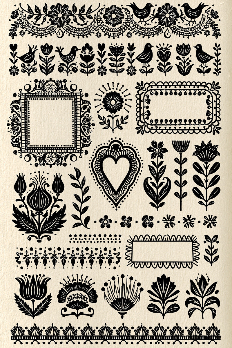 Global Folk Art Embroidery Pattern 02 from Global Folk Art Embroidery Book 3, a digital embroidery design reference for machine embroidery designs, embroidery patterns and embroidery design reference.
