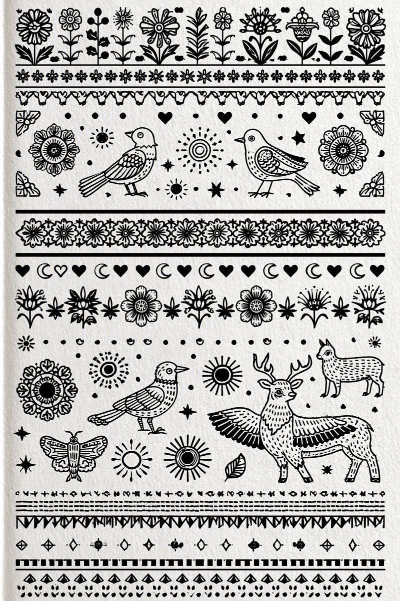 Global Folk Art Embroidery Pattern 03 from Global Folk Art Embroidery Book 3, a digital embroidery design reference for machine embroidery designs, embroidery patterns and embroidery design reference.