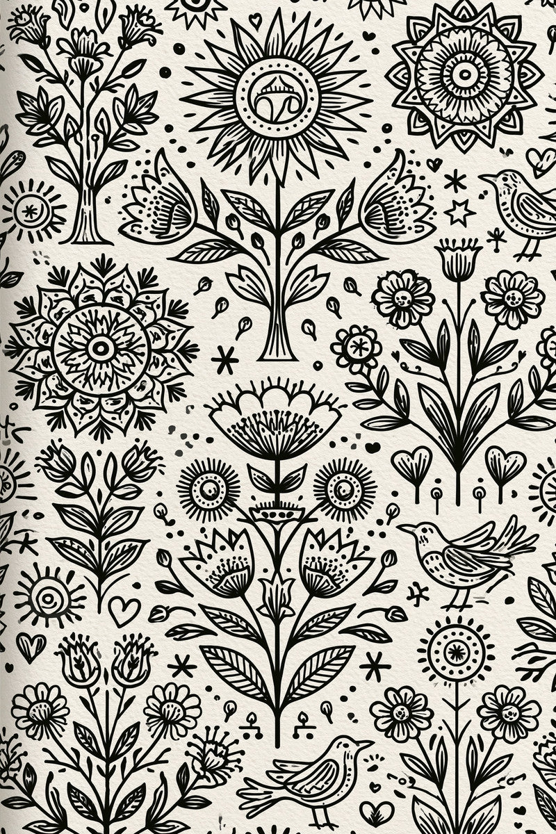 Global Folk Art Embroidery Pattern 05 from Global Folk Art Embroidery Book 3, a digital embroidery design reference for machine embroidery designs, embroidery patterns and embroidery design reference.