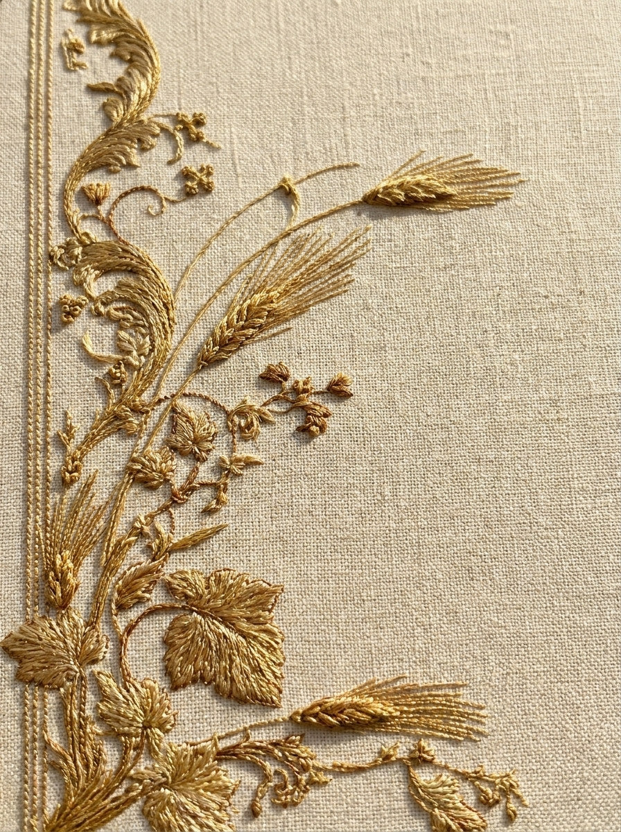 Goldwork Inspired Altar Border from Church Embroidery & Sacred Ornament Book 2, a digital embroidery design reference for machine embroidery designs, embroidery patterns and border and edge embroidery.