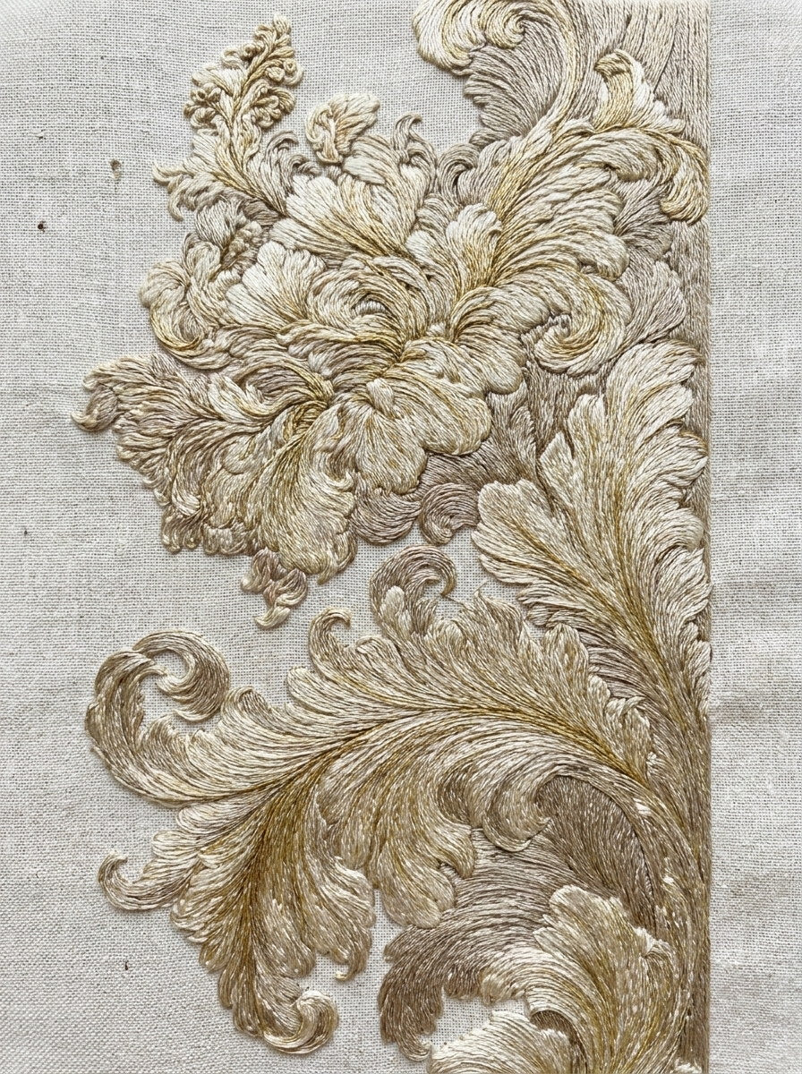 Grand Baroque Border Placement 02 from Baroque Scrollwork & Luxury Ornament Book 3, a digital embroidery design reference for machine embroidery designs, embroidery patterns and border and edge embroidery.