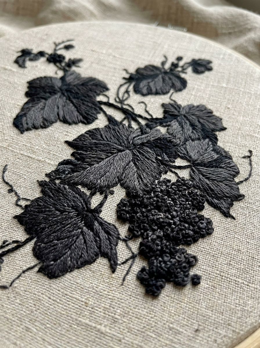 Grapevine Eucharistic Motif from Church Embroidery & Sacred Ornament Book 1, a digital embroidery design reference for machine embroidery designs, embroidery patterns and embroidery design reference.