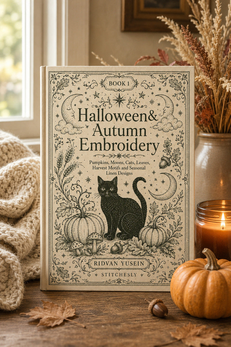 Halloween And Autumn Embroidery 1 Book 03 from Halloween & Autumn Embroidery Book 1, a digital embroidery design reference for machine embroidery designs, embroidery patterns and seasonal embroidery motifs.