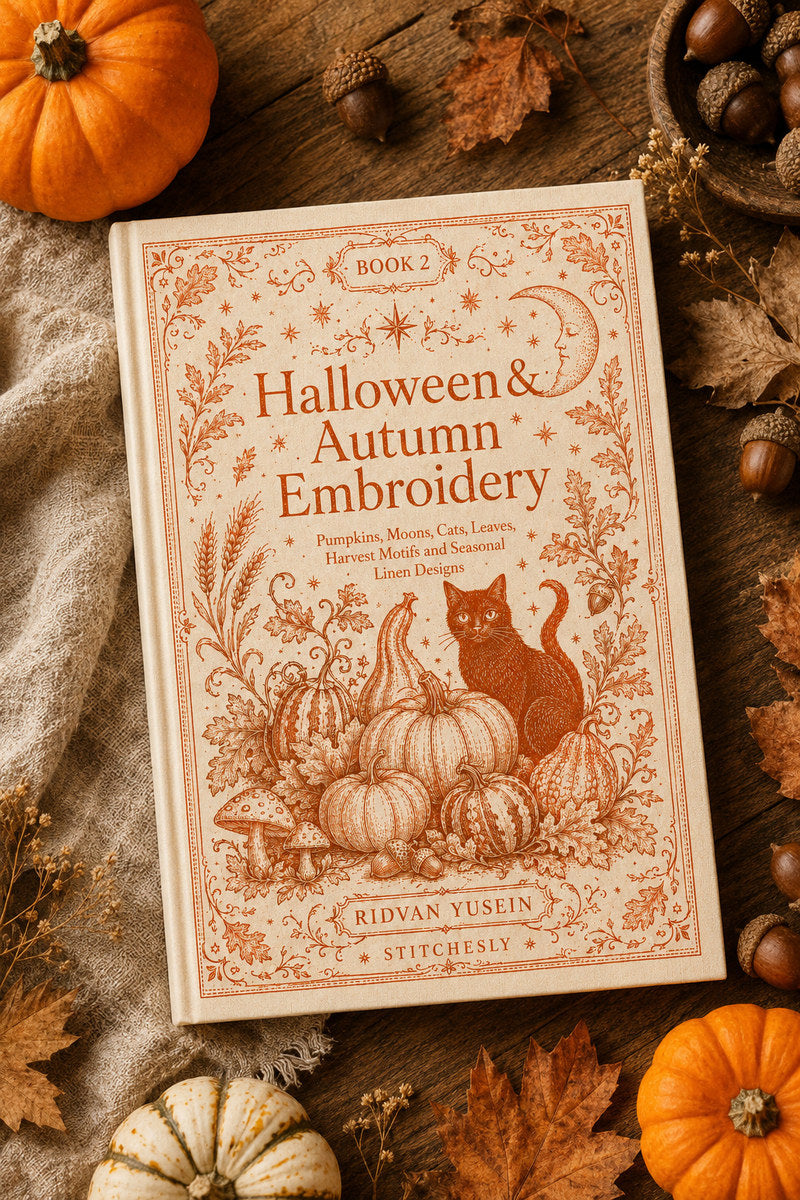 Halloween And Autumn Embroidery 2 Book 02 from Halloween & Autumn Embroidery Book 2, a digital embroidery design reference for machine embroidery designs, embroidery patterns and seasonal embroidery motifs.