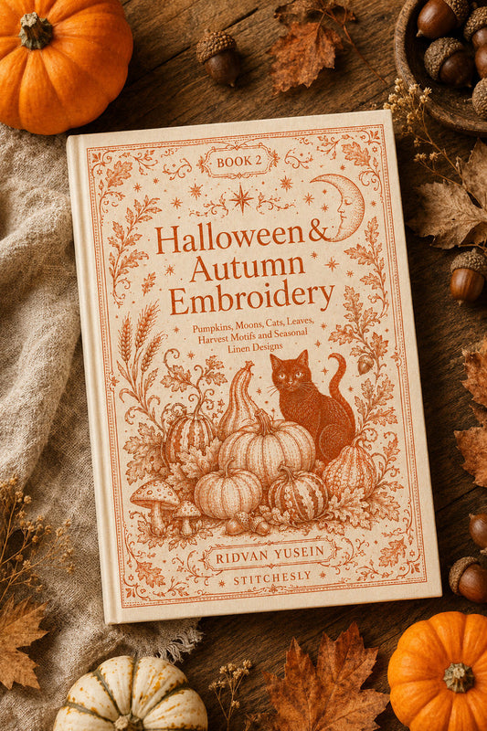 Halloween And Autumn Embroidery 2 Book 02 from Halloween & Autumn Embroidery Book 2, a digital embroidery design reference for machine embroidery designs, embroidery patterns and seasonal embroidery motifs.
