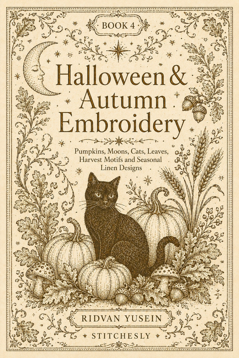 Halloween And Autumn Embroidery 4 Book 03 from Halloween & Autumn Embroidery Book 4, a digital embroidery design reference for machine embroidery designs, embroidery patterns and seasonal embroidery motifs.