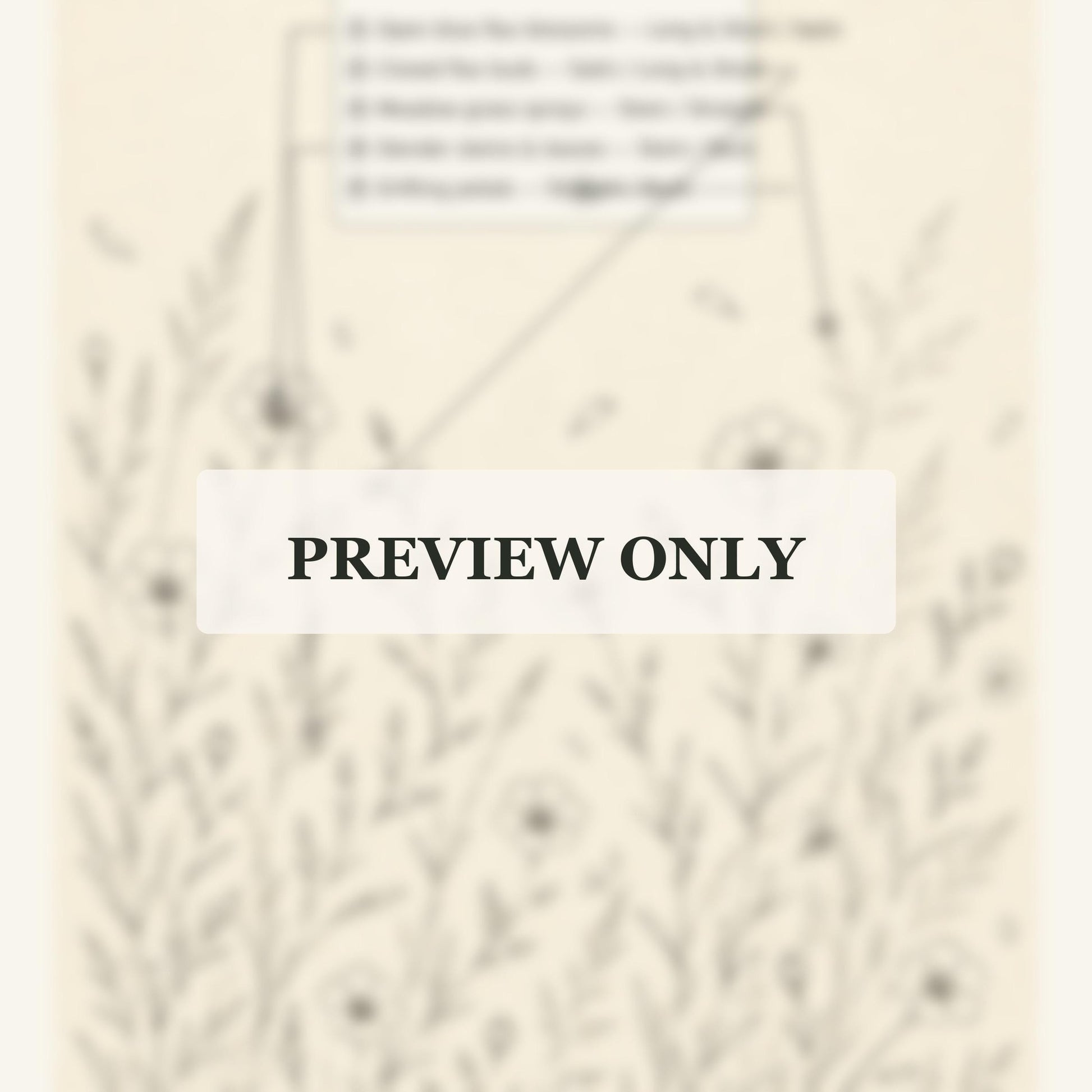 Blue Flax Meadow Thread dmc colour palette preview for the digital hand embroidery pattern and stitch guide
