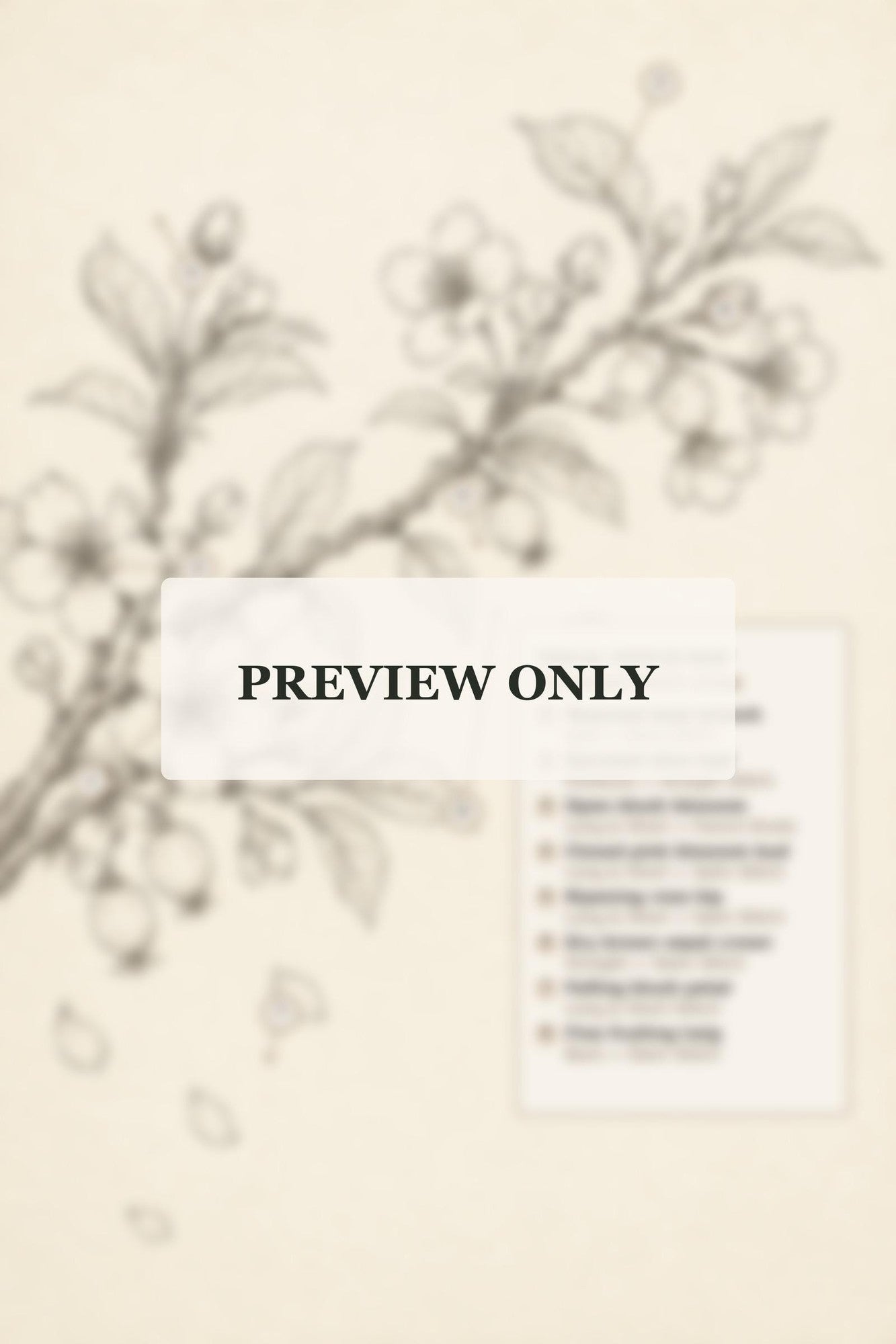 Fruit Blossom Branch embroidered project idea for the digital hand embroidery pattern and stitch guide