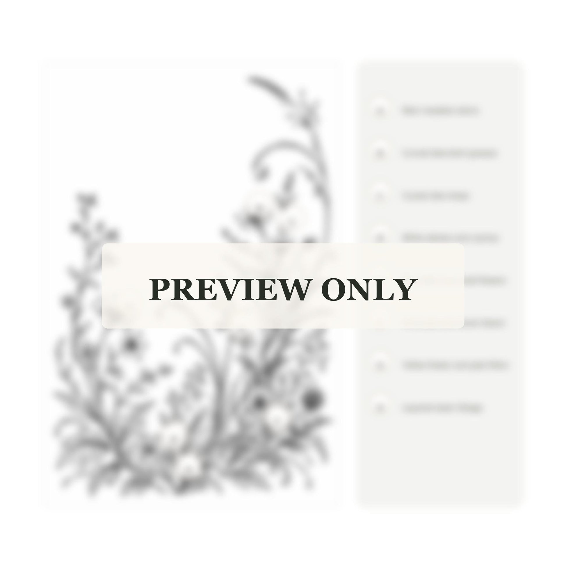 Morning Dew Garden dmc colour palette preview for the digital hand embroidery pattern and stitch guide