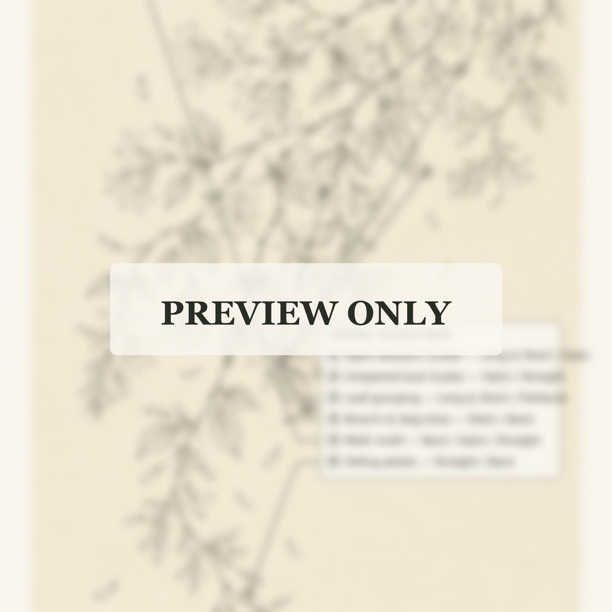 Night Jasmine Scent dmc colour palette preview for the digital hand embroidery pattern and stitch guide