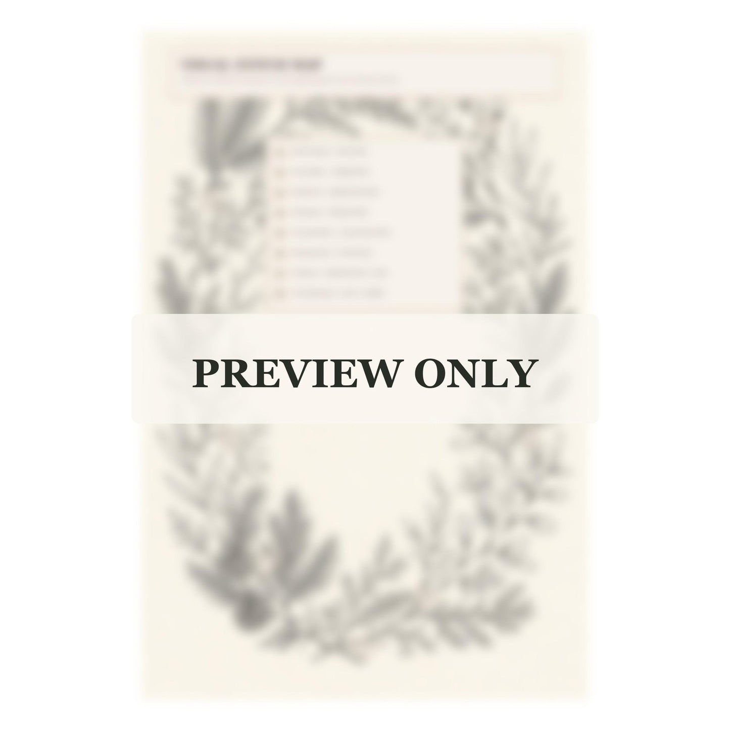 Red Berry Winter Green stitch guide preview for the digital hand embroidery pattern and stitch guide