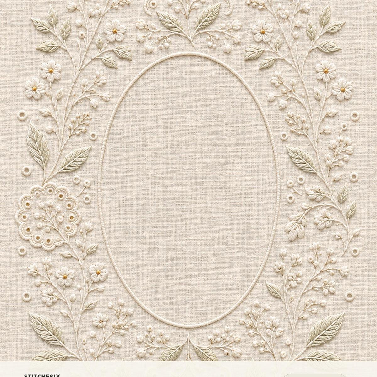 Whitework Botanical Heirloom pattern edition overview for the digital hand embroidery pattern and stitch guide